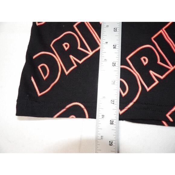 Vibes Tee Shirt Large Drip 23 Black AOP Graphic Sneaker Tee Streetwear Hip Hop - Picture 6 of 9